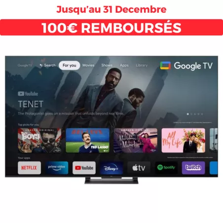 Téléviseur Full Array LED TCL 75C749