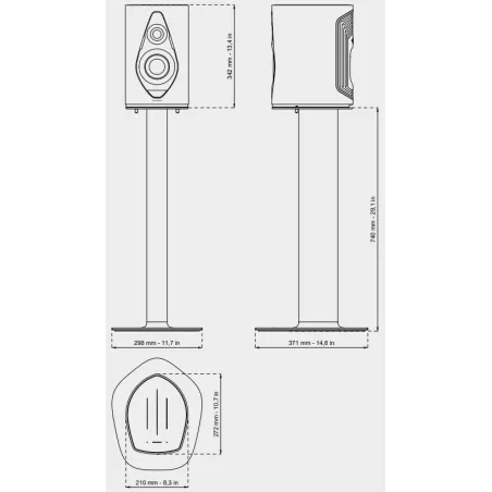 Paire de pieds de sol SONUS FABER DUETTO STAND