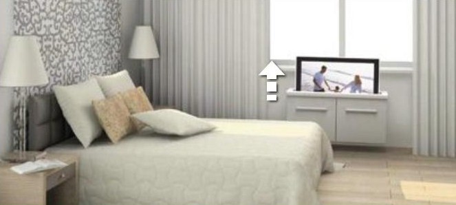 Ascenseur pour écran plat dans le salon VENSET TS700C
