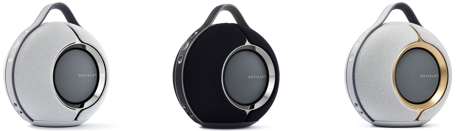 L'enceinte Devialet Mania offre une scène sonore à 360 degrés.