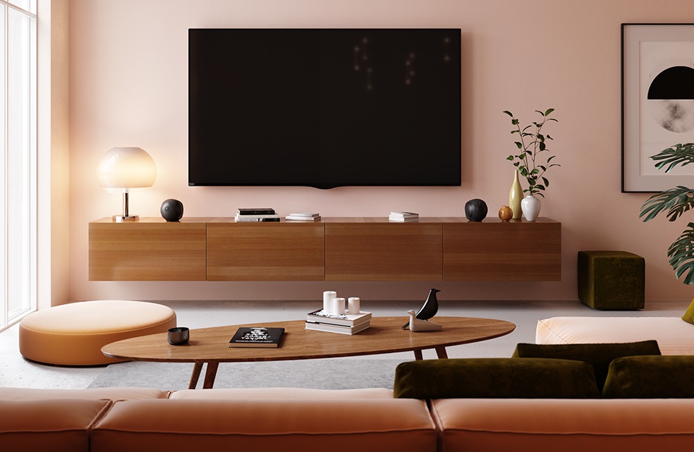 Paire d'enceinte connectéeq DEVIALET PHANTOM II 95 DB WiFi, Bluetooth, AirPlay 2, streaming