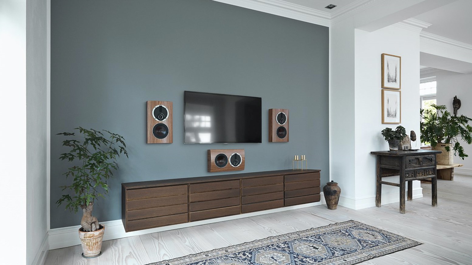 DALI RUBICON LCR, enceinte murale plate