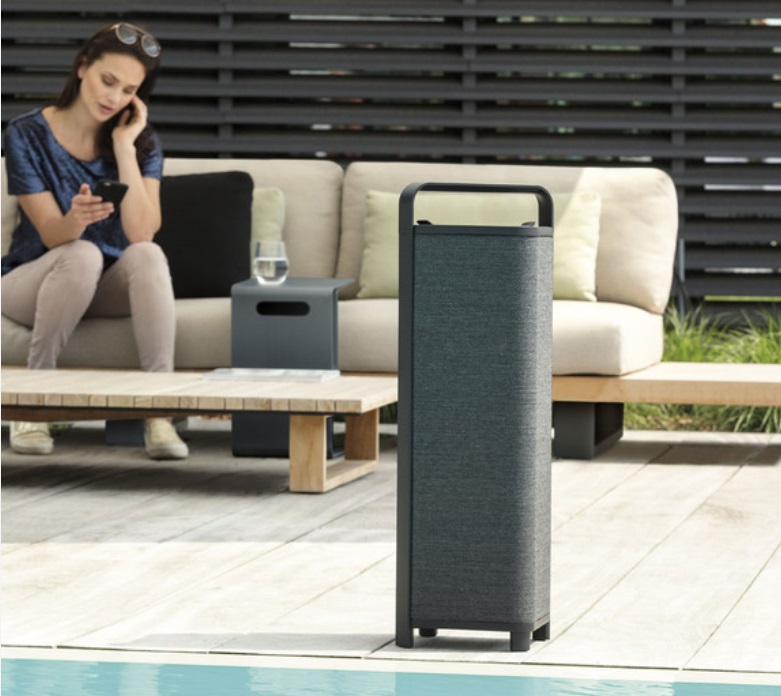 L'enceinte bluetooth portable Escape P9 assure un son à 360°.
