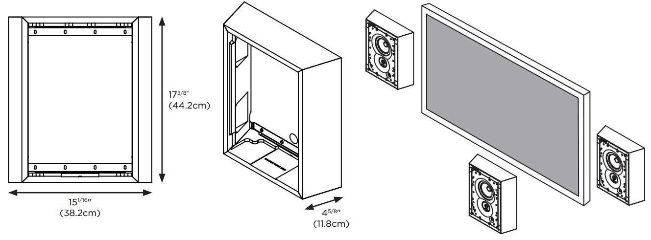 Enceinte murale Focal 1000 IW6