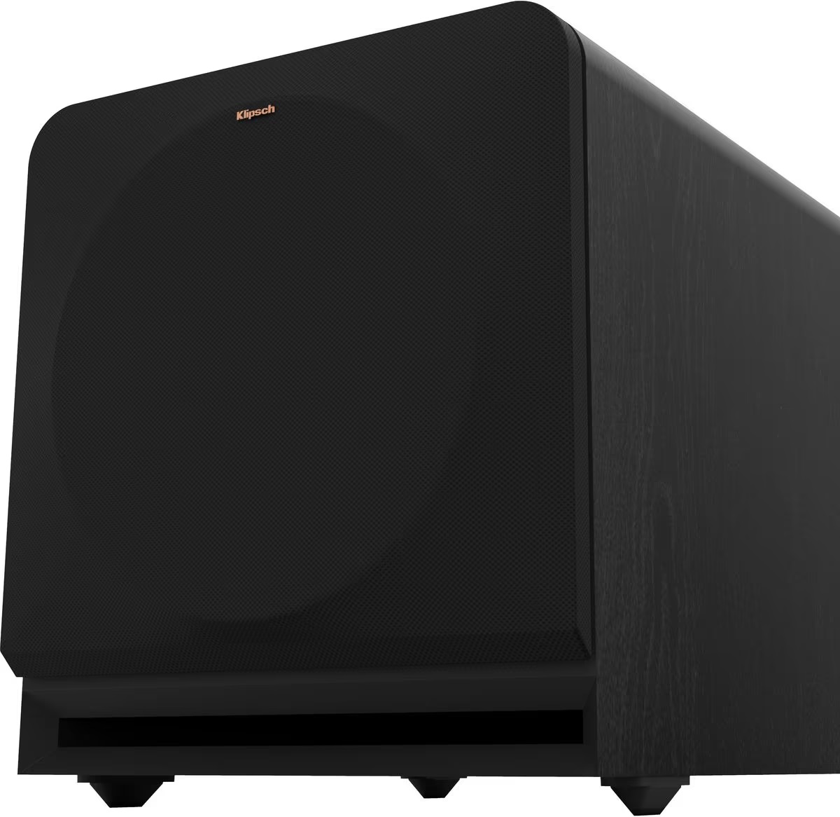 Le nouveau design du caisson de basse Klipsch RP-1200SW garantie une esthétique haut de gamme.