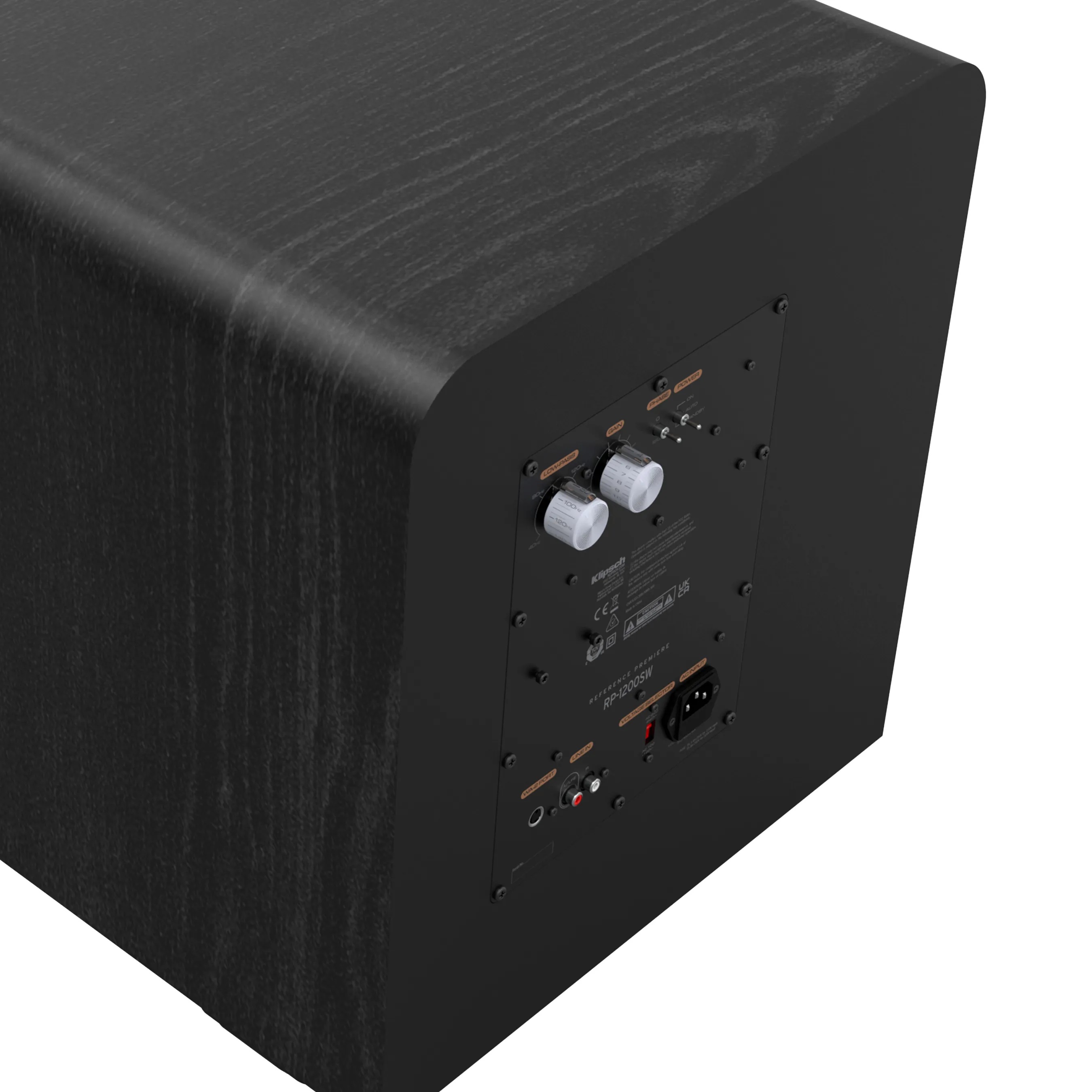 Les enceintes Klipsch Nines peuvent être associées à n'importe quel caisson de graves.