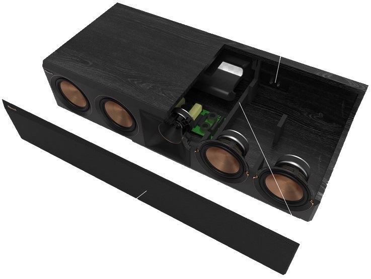 Vue intérieure de l'enceinte Klipsch RP504C II
