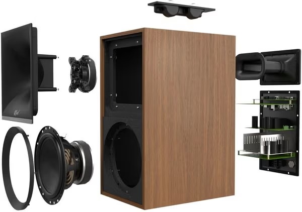 Les enceintes actives Klipsch The Sevens utilise un haut-parleur à grand débattement.