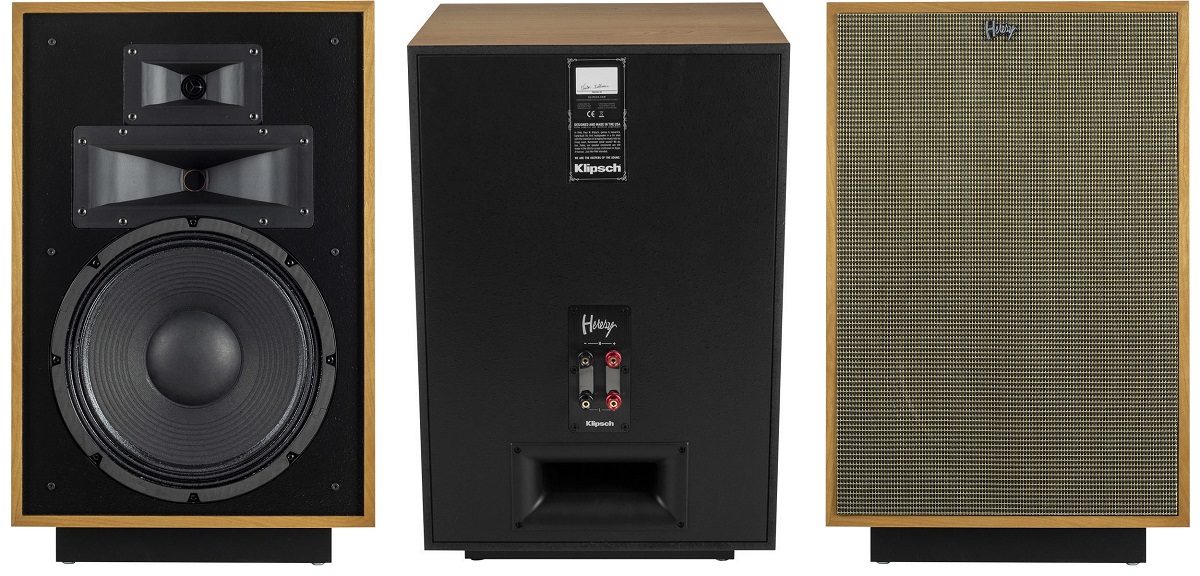 Les enceintes KLIPSCH HERESY IV utilsient un nouveau filtrage et un port bass-reflex arrière.