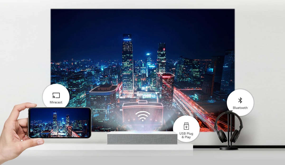 vidéoprojecteur 4K ultra courte focale LG HU85LS