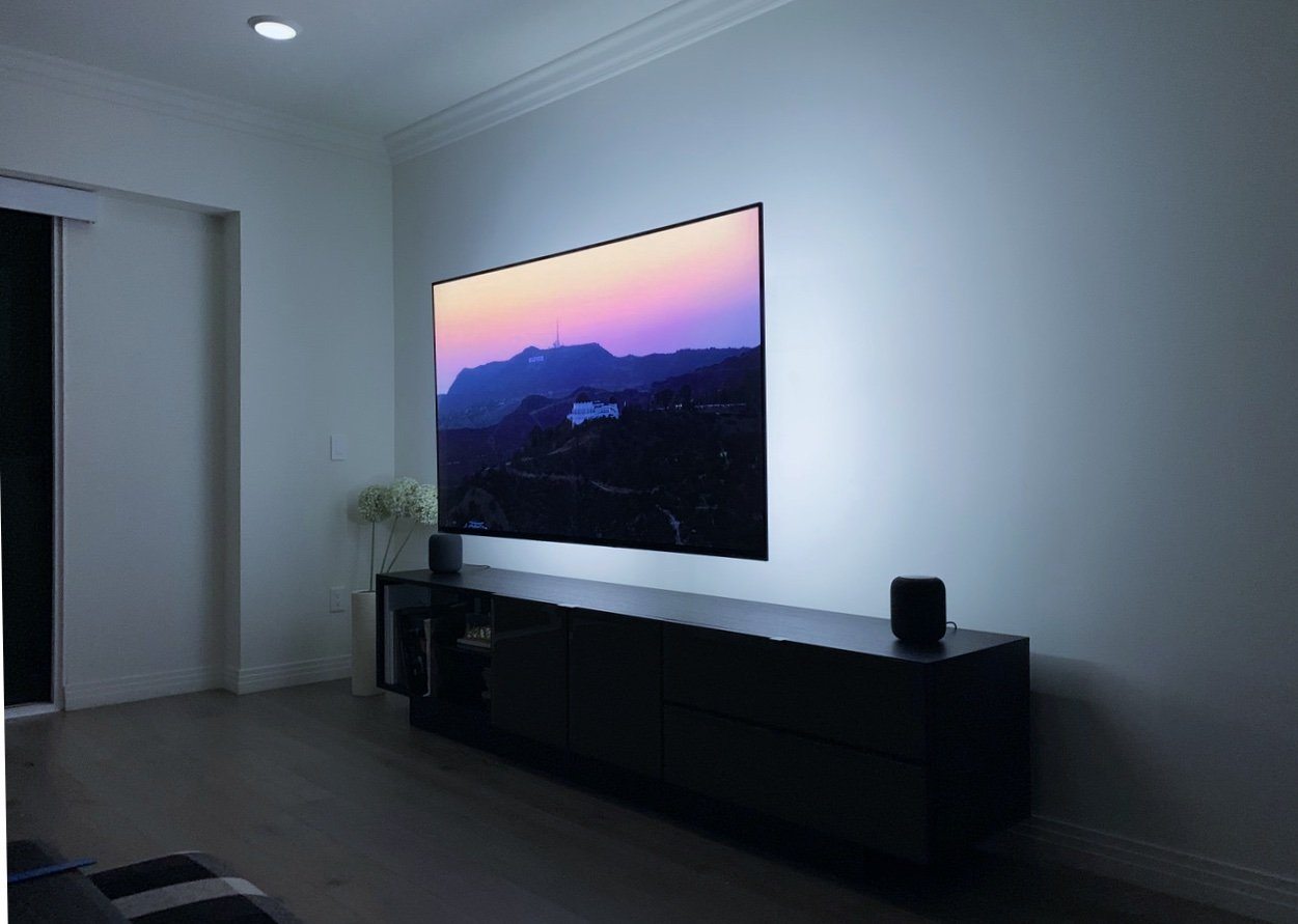 Exemple d'installation du bandeau LED D65 Medialight