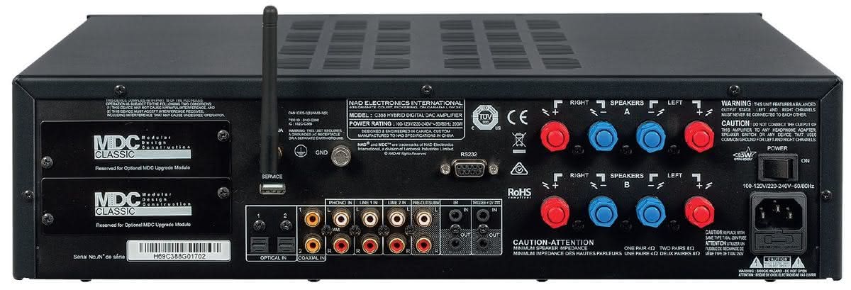 Ampli stéréo connecté NAD C388
