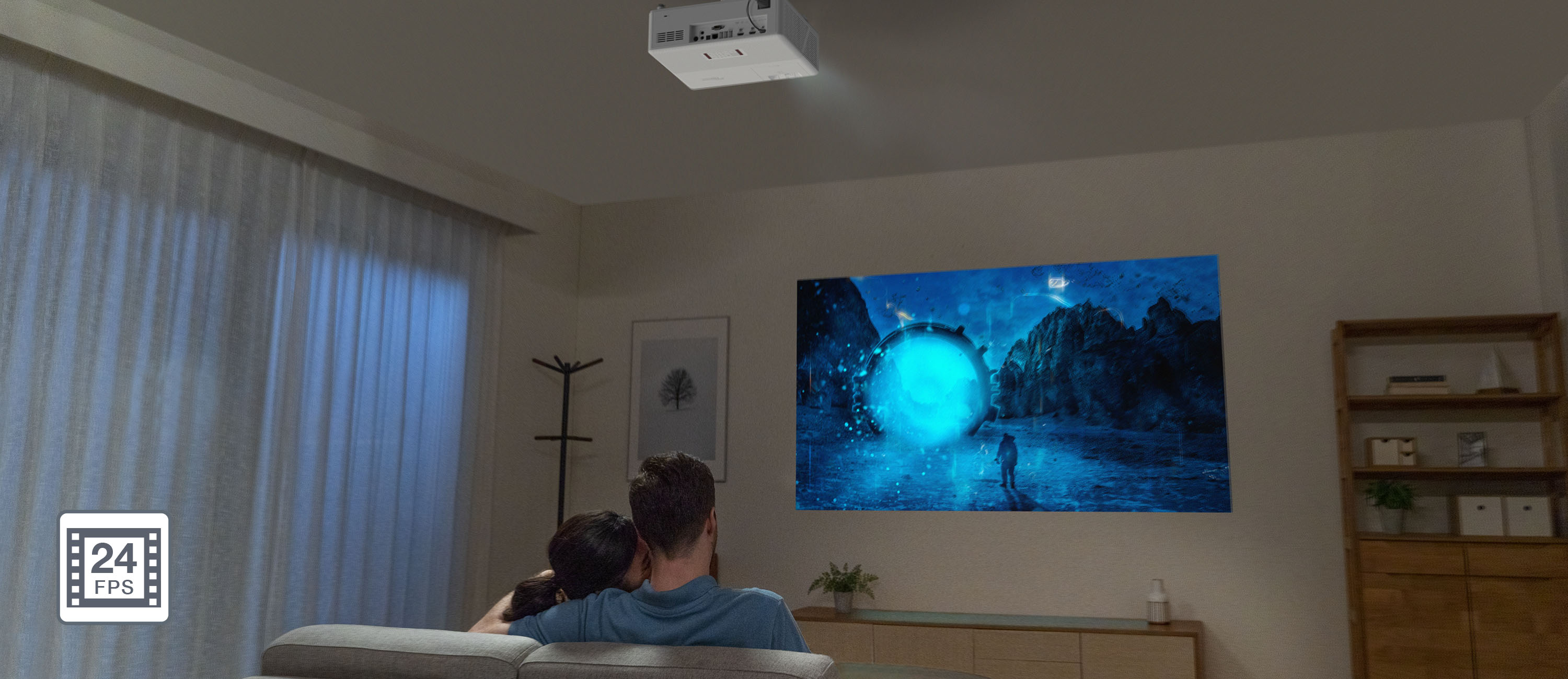 OPTOMA UHZ50 Projecteur 4k 24 images/seconde