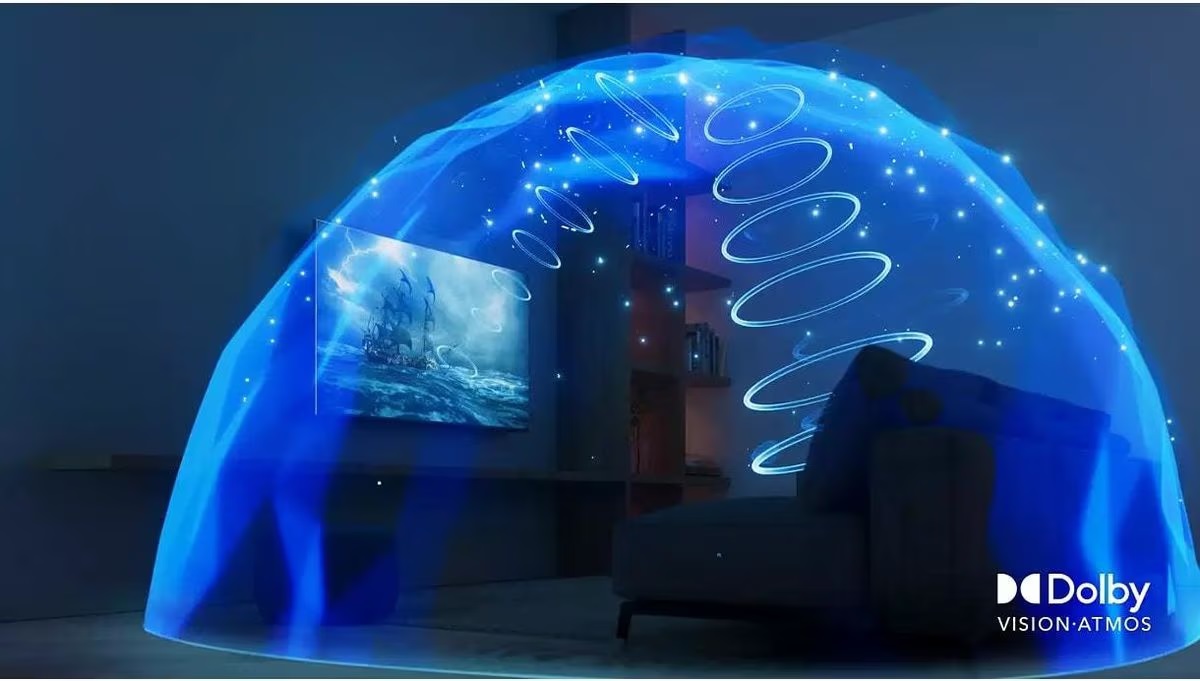 Le TV PHILIPS 65PUS8808 est compatible Dolby Atmos.