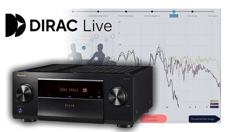 L'amplificateur cinéma Pioneer VSX-LX505 est compatible avec la calibration DIRAC'HDMI 8K