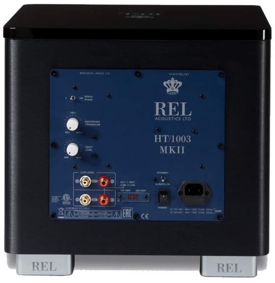 REL HT1003 MKII, caisson de basses, système optionel sans fil