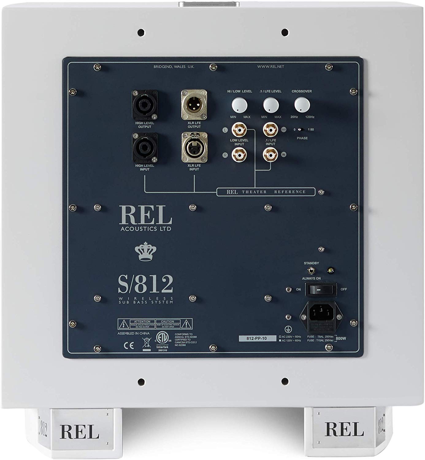 REL S812, amplificateur de 800 Watts