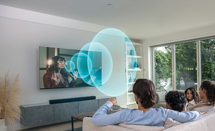 Barre de son Sony HT-A5000, synchronisation Acoustic Center