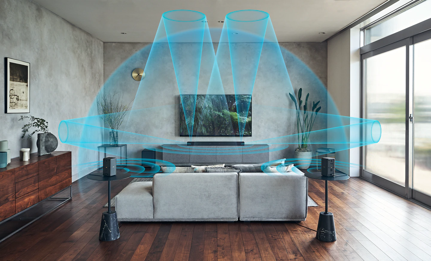 Sony SA-RS3S,-Enceintes arrière satellites x 2 Son spatial 360 avec les barres de son compatibles
