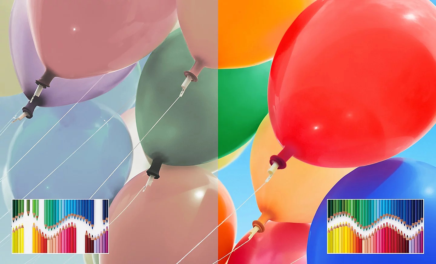 La technologie Live Color du TV Sony KD55X75WL optimise les couleurs.