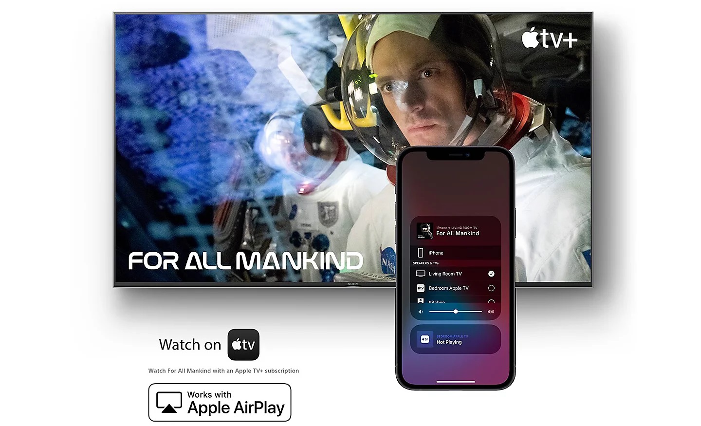Le téléviseur Sony KD-55X85L est compatible AirPlay.