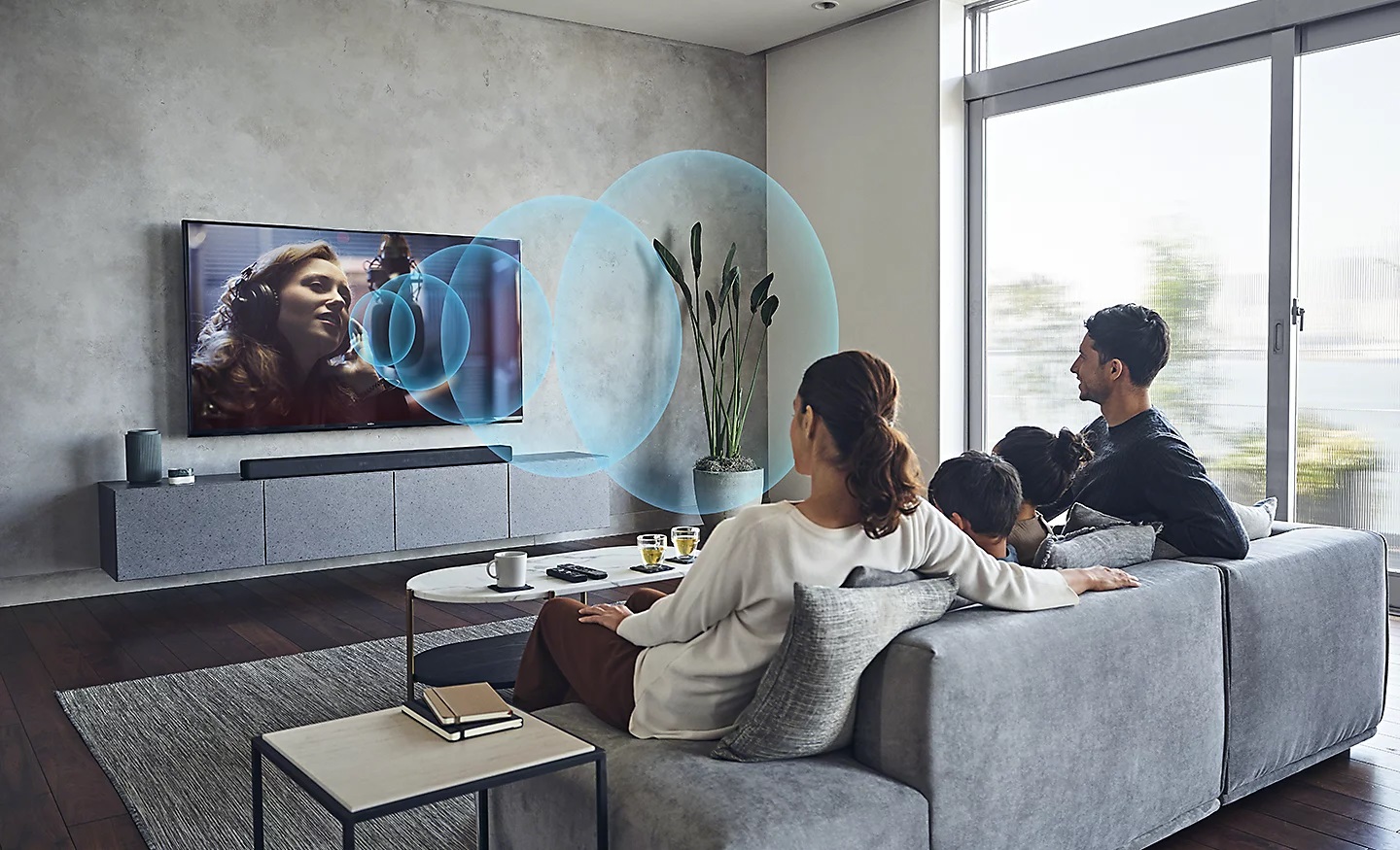 Le téléviseur Sony XR-55X90L est compatible avec la technologie Acoustic Center Synchronisation.