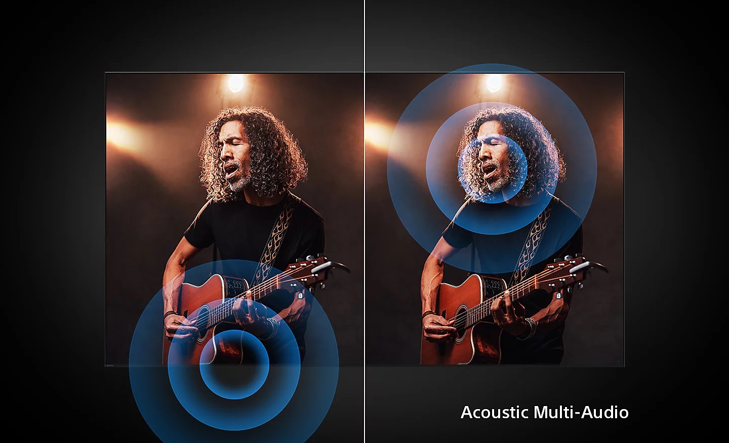 Le TV Sony XR-55X90L possede une fonction Acoustic Multi-Audio.