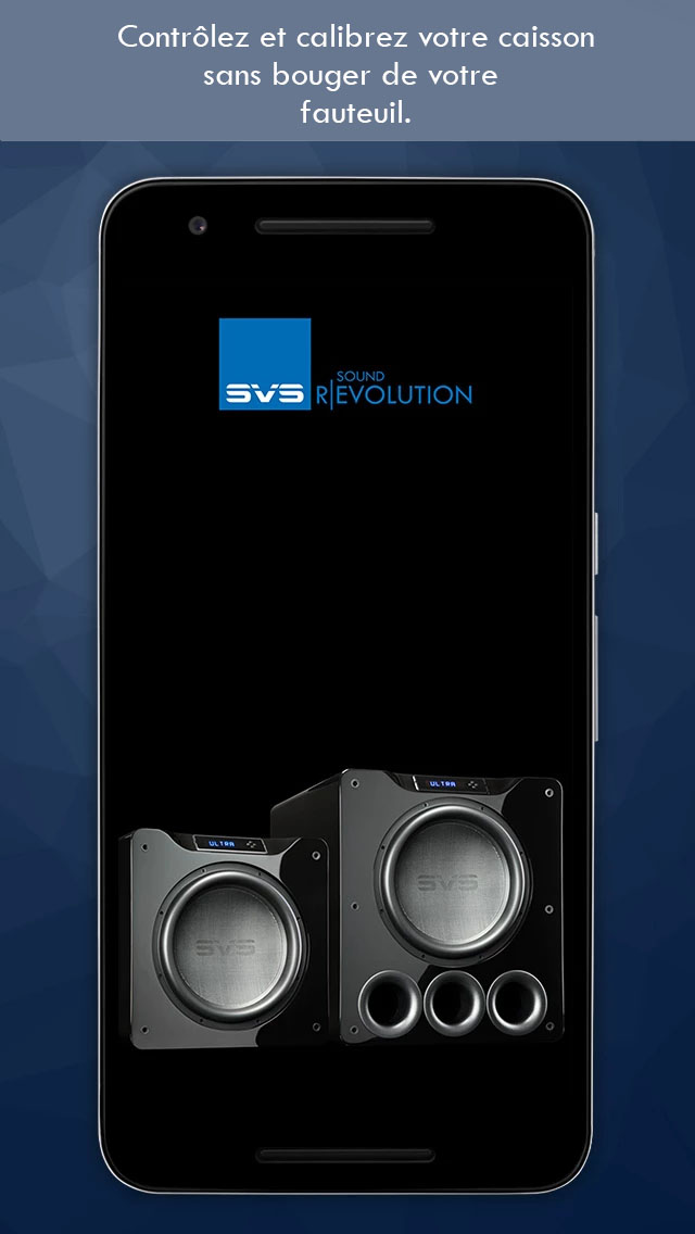 Présentation de l'application SVS pour le contrôle du subwoofer