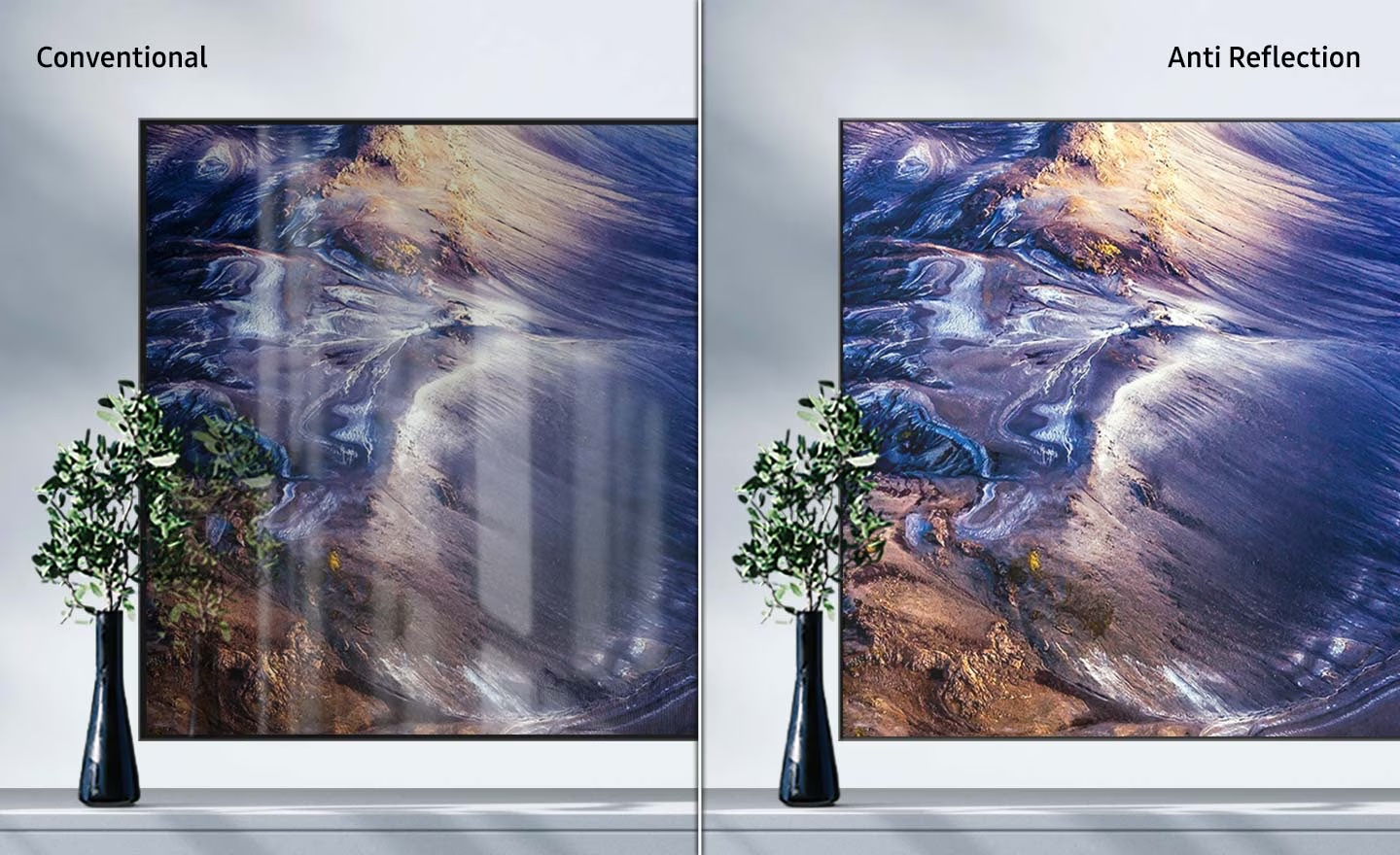TV anti reflet QLED Samsung 43QN90C