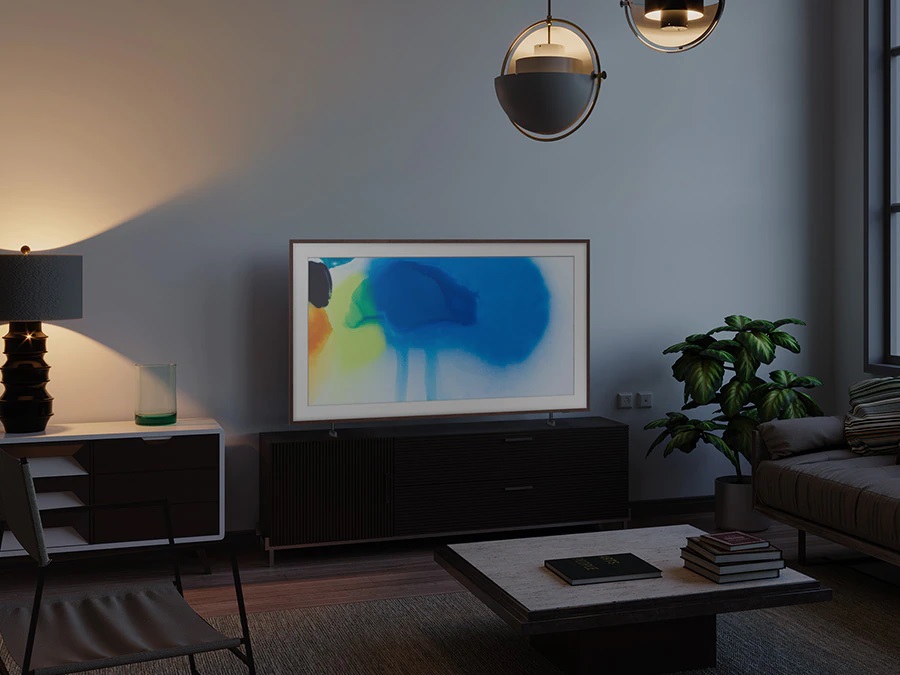Le TV Samsung TQ65LS03B ajuste automatiquement sa luminosité.
