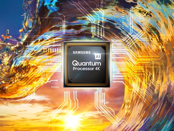 Le processeur Quantum Processor 4K du Samsung TQ85LS03B est rapide et puissant.