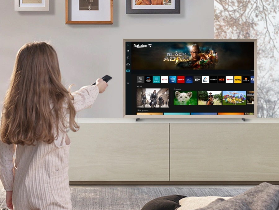 Le Samsung TQ85LS03B offre un nouveau Smart Hub.
