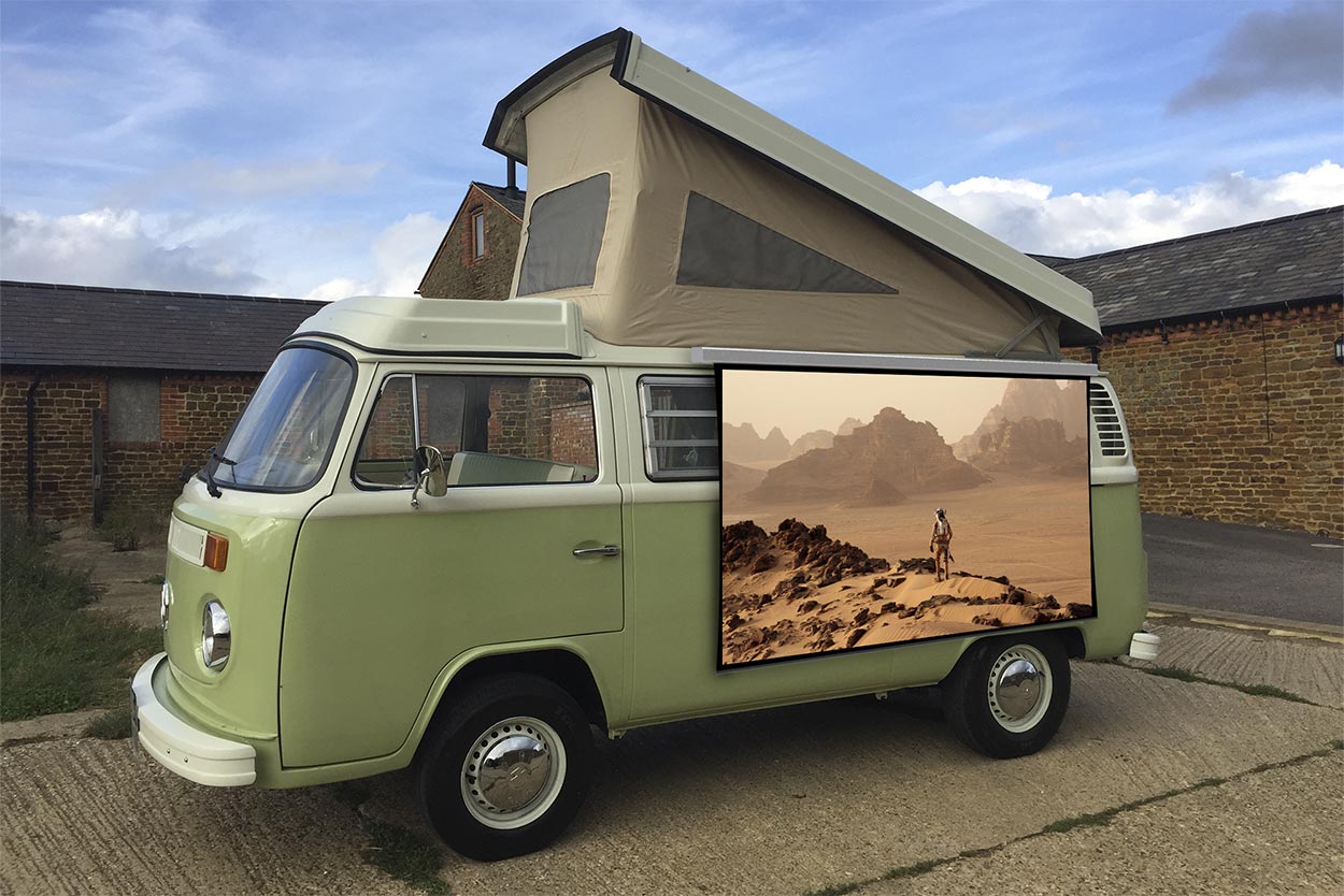 Screen Innovation Solo Pro, écran de projection transportable