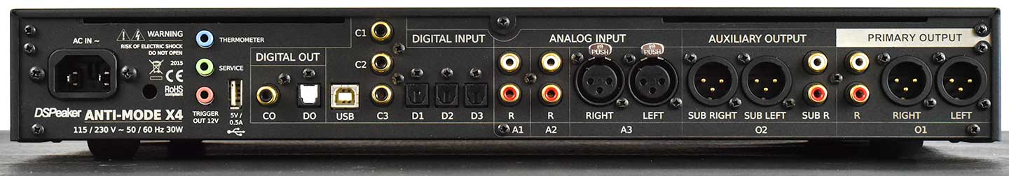 Préamplificateur, DAC, avec correction acoustique de pièce, DSPeaker Anti-Mode X4
